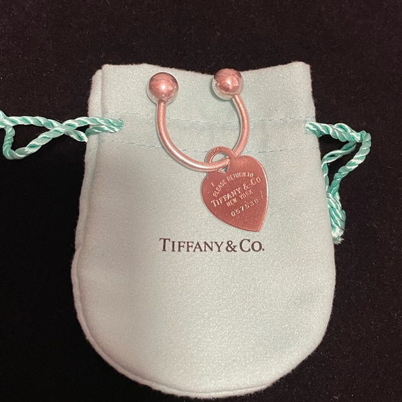 Tiffany & Co Heart Tag Key Ring “Please Return to Tiffany & Co”